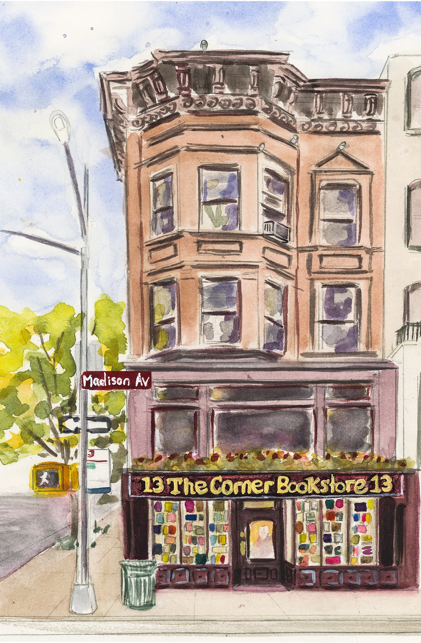 Signed Limited Edition Print of The Corner Bookstore